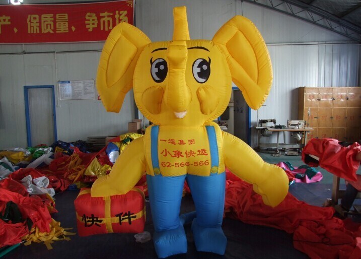 吐鲁番大象充气卡通气模