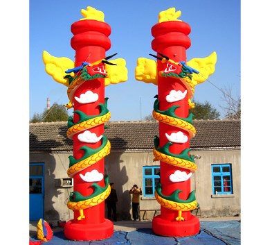 吐鲁番灯笼柱双龙